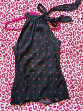 🩷 Express Design Studio Polka Dot Halter Top 🩷